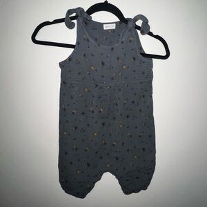 Baby Bean's Gray‎ Sleeveless Romper with Sun Design 4 100% organic cotton